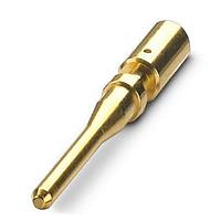 PHOENIX CONTACT 1029389 Contacts Crimp contact contact diameter: 1.5 mm turned Pin contact material: CuZn contact surface: Ni/Au connection cross section: 2.5 mm ... 2.5 mm AWG 14 ... 14 for the PE or functional ground connection