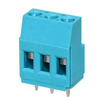 Same Sky (formerly CUI Devices) TB009-508-22BE Fixed Terminal Blocks Terminal block, screw type, 5.08 , horizontal, 22 poles, CUI Blue, slotted screw, PCB mount