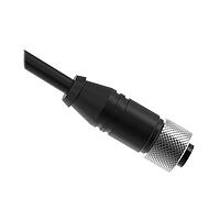 Banner Engineering MQDC2S-1730 Sensor Cables / Actuator Cables Cordset: Single Ended M12; 17-pin Straight Female; 9.14 m 17x26 Shielded Black PVC Jacket; Nickel-Plated Brass Coupling Nut