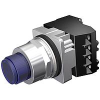 SIEMENS 52PT6K5A Push-to-Test PTT PL/ILL PB,MOM,XFMR,600V,BLU,1NO-1NC