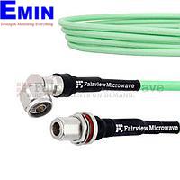 Fairview FMCA1279 Low Loss Test RA N Male to N Female Bulkhead Cable LL335i Coax and RoHS
