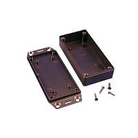Hammond Manufacturing 1591XXASFLBK Flanged Enclosure ABS w/Flanged Lid 3.9x2x0.8" Black