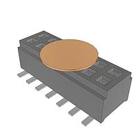 Samtec CLM-107-02-L-D-K-TR Sockets Low Profile Dual-Wipe Socket