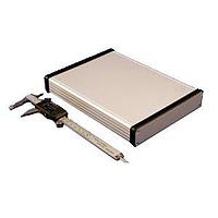 Hammond Manufacturing 1455R2201 PC Board 8.7x6.3x1.2"Extruded w/MetalEnds Clear