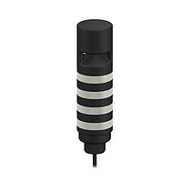 Banner Engineering TL50CGYRALS Tower Lights Compact Tower Light: 3-Color Sealed Continuous Audible Indicator; Voltage: 12-30 V dc or 24 V ac; Environ. Rating: IP67; Input: Bimodal; Colors: Green Yellow Red; 2 m (6.5 ft) Integral Cable