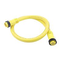 Molex 1300120192 Sensor Cables / Actuator Cables MC 12P MFE 0.5M 16/12 TPE FLX