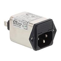 Corcom - TE Connectivity 10EHG1-2 Inlets 10A DUAL FUSE MEDICAL