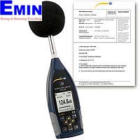 PCE 430-ICA Sound Level Meter (22-136 dBA; ISO Calibration Certificate)