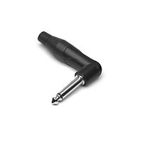 Amphenol Audio TM2RBJ Phone Connectors 2POLE MONO RA PLG MATT BLK NI PLT CONT