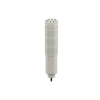 Banner Engineering TL50HZBGYRAC Tower Lights TL50H Tower Light, Gray Housing: 4-Color Audible Indicator; Voltage: 100-240 V ac; Environmental Rating: IP50; Colors: Blue Green Yellow Red; 2 m (6.5 ft) Integral Cable