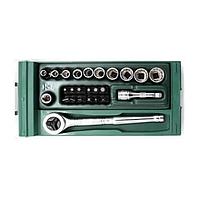 SATA 09206 25PC 1/4"DR SOCKET SET (METRIC)