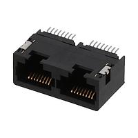 Molex 44193-0003 Ganged 8POS R/A SMT 2 PORTS LOW PROFILE