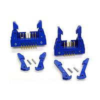 CW Industries CWN-350-34-0000 Shrouded Header .090in STR Solder Pin 34 CTC