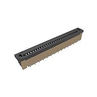Amphenol FCI SFW28S-2STE1LF Board Mount 1.00mm Flex Connector, SFW Straight series, 28 Position, Top Entry Surface Mount, ZIF