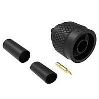 Amphenol RF 082-6412-BC Connectors N ST CBL-PLG F/H CRM BLACK