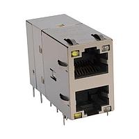 Bel Magnetic Solutions G23-21YR-010 Magnetic Jack MAGJACK 2x1 10G nPoE ICM w/ LED