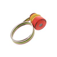 EAO 84-5141.2B40 Safety Switches Switch emergency-stop, 2NC, illuminated red LED, cable 300mm, green indication ring