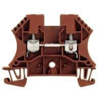 Weidmuller 1037810000 Feed Through Terminal Block WDU 4,WM,BROWN