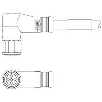 Molex 1200652169 Sensor Cables / Actuator Cables MIC 4P FP 2M 90D #18/4 PVC