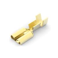 AMP Connectors - TE Connectivity 41445 Receptacle .250 FAST REC IS BR