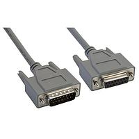 Amphenol Cables on Demand CS-DSSMDB15MF-010 D-Sub Cables Std 15Pin D-Sub Male/Female 10