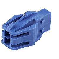 Molex 215922-0630 Plug Housing Micro-Fit+ Versa Color Plug Housing Dual Row 6 Ckts Panel Mount Ears GloWire Blu