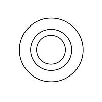 KEMET 2779 Stepped Poly Washer Plain poly washer M12