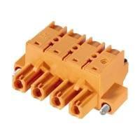 Weidmuller 1043890000 Pluggable Terminal Blocks BLF 7.62HP/04/180F SN OR BX
