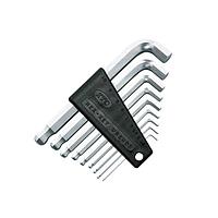 KTC HLDS2009 L Shape Standard Ball Point Hex-Key Wrench Set ( 9 tools 1.5-10 mm, Ball point)