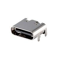 Same Sky (formerly CUI Devices) UJC-HP2-3-SMT-TR USB Receptacle USB Jack, Type C, 2.0, SMT, T&R