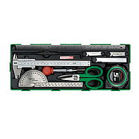 TOPTUL GTA1031 Measuring, Marking & Cutting Tool Set (10 pcs)