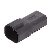 Amphenol SINE Systems AT04-4P-RD01BLK Connectors 4 Pin Recept. w/ Red. Dia Seal BLK