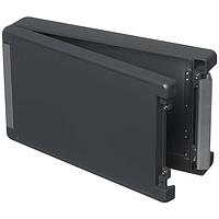 BOPLA 00126324 Enclosures for Industrial Automation ENCLOSURE, BOCUBE ALU, 299 X 173 X 60MM, GR GRAY, HINGED LID, MEM, ALUMINUM, BA 281706 F-7024