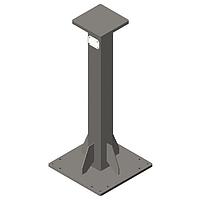 Swivellink RB-PED-48-BLANK Robot Pedestal 48" TALL BLANK PEDESTAL