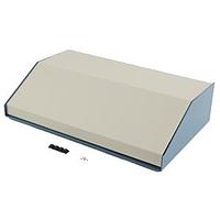 Hammond Manufacturing 1456RK4WHBU Sloped 30 Degree Slope Alum 10.2x4x17"Beige/Blue