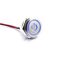 Lumex W48M-113B Standard Switches PBS 19mm SPST 0.1A 48V mom metal ill