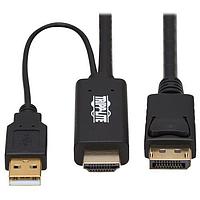 Tripp Lite P567-01M HDMI Cables P567-01M,1M DP/HDMICBL W USBPR