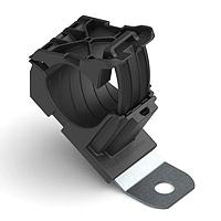 HellermannTyton 151-01992 Ratchet Clamp Ratchet P-Clamp, 0.76 - 1.42" Bundle Dia, 30 Short, 0.33" Hole Dia, PA66HIRHSUV/SS304, Black, 160/ctn
