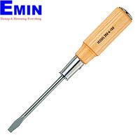 Vessel 350 -6 X 100 Wooden Handle Tang-Thru Screwdriver