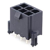 Molex 172447-0006 Headers & Wire Housings MiniFitJr Vert Hdr wPegs 6Ckt GlowWire