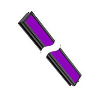 Banner Engineering LEDUV395LA580XD6-XQ LED Light Arrays Vision Light: 580 mm Linear Array - IP50; 24 High Intensity 395 nm UV LEDs - 24 V dc; Diffuse Plastic Window; 5-pin M12 QD