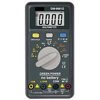 LUTRON DM-9981G Green power multimeter (no battery, hybrid power, Patent)