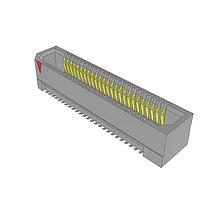 Samtec ERF8-025-05.0-L-DV-TR Sockets 0.80 mm Edge Rate Rugged High Speed Socket, Shielded