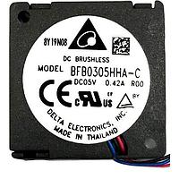 Delta Electronics, Inc. BFB0312MA-CF00 Blowers Blower, 30x10mm, 12VDC, Ball, 3-Lead Wires, Lock Rotor Sensor, Tachometer