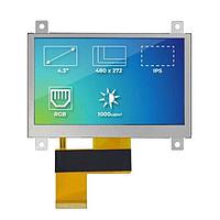 Riverdi RVT43HLTFWN00 TFT LCD Display Modules RGB, Metal Frame