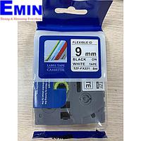 BROTHER TZF-FX221 Label (Black on white Tape Print 9mm)