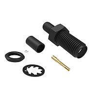 Amphenol RF 132454-BC RF Connectors / Coaxial Connectors SMA ST CBL-JCK BHD CRM BLCK
