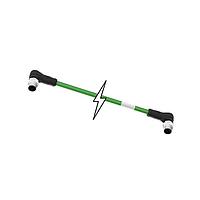 Molex 1201080510 Sensor Cables / Actuator Cables CSE M12 ETH 4P DC MA MA RA WSOR 5M DE