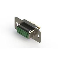 EDAC 628-M09-622-GT1 D-Sub Connectors - Standard Density Vertical Machined D-Sub Connector
