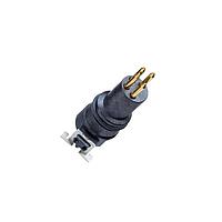 Amphenol LTW M8S-03PMMT-EE0001 Inserts M8 Circular Metric Connector, A Code, Plastic, 3A, 03 pins, Male Connector, Male Contact, SMT 180